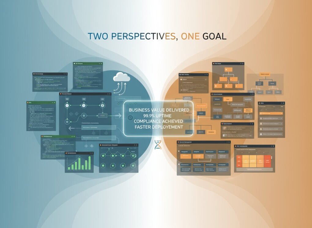 Two perspectives working toward one goal